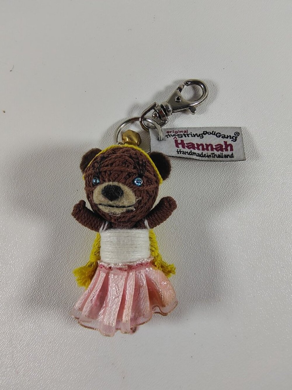 Kamibashi Hannah Ballet Bear  The Original String Doll Gang Keychain Clip